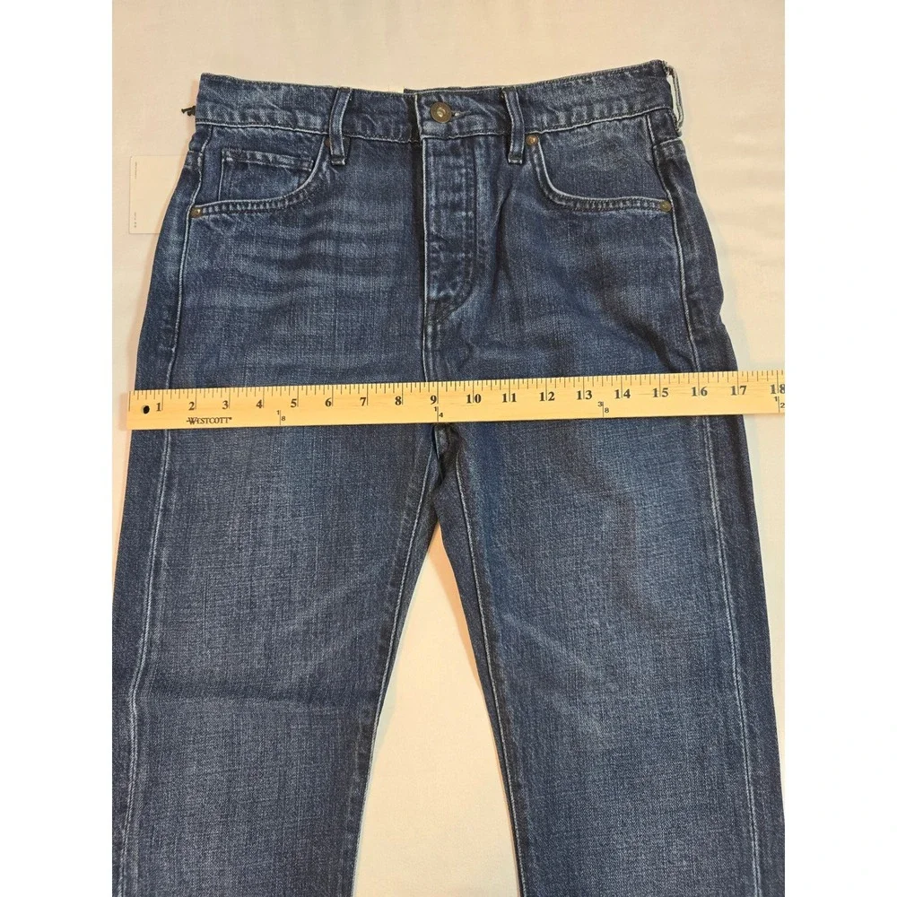 Levi's Slouchy Fit Taper‎ Ankle Jeans Dark Wash Button Fly 25x29